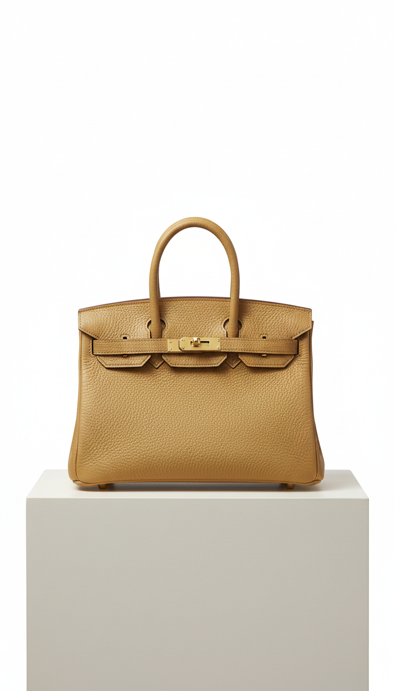 Hermès Birkin 30 Goldfarbenes Togo-Leder