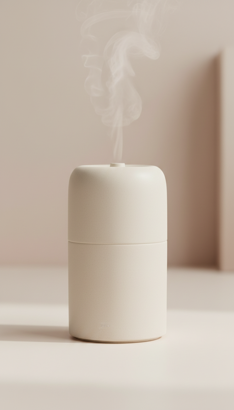 Minimalistischer Keramik-Diffuser Cremefarben
